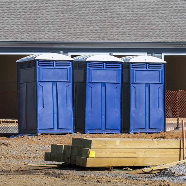 is there a specific order in which to place multiple porta potties in Campton IL